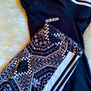 Adidas Geometric Print Leggings